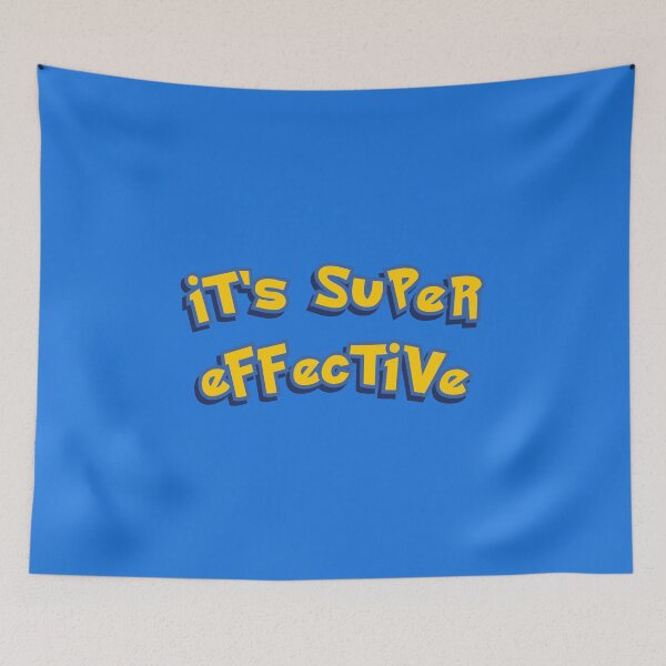 Item preview, Its Super Effective Yellow Logo Parody designed and sold by everything4eva.