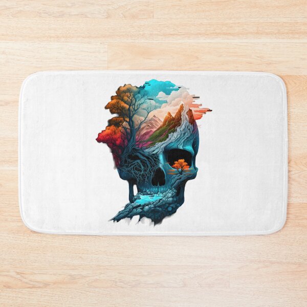 Item preview, cool skull illustration design (w/o BG) designed and sold by Vividy.