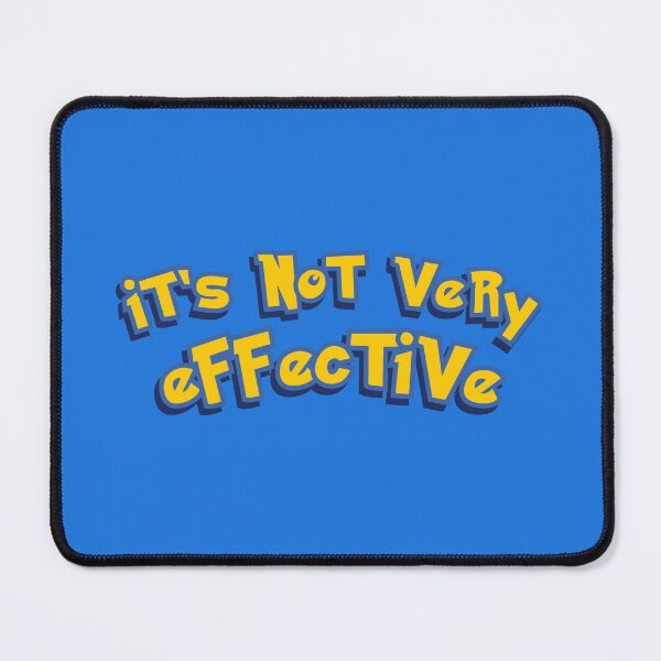 Item preview, Its Not Very Effective Yellow Logo Parody designed and sold by everything4eva.