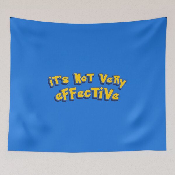 Item preview, Its Not Very Effective Yellow Logo Parody designed and sold by everything4eva.