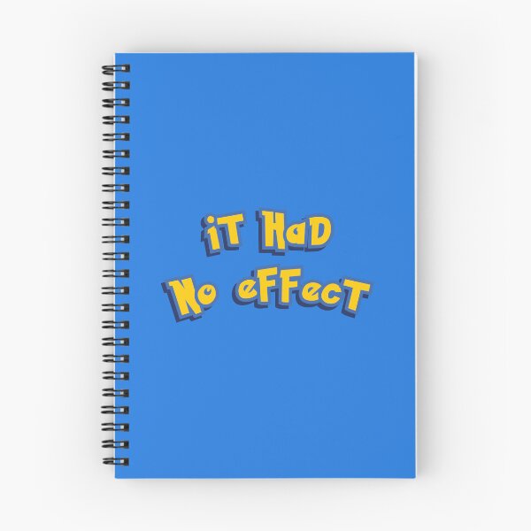 Item preview, It Had No Effect Yellow Logo Parody designed and sold by everything4eva.