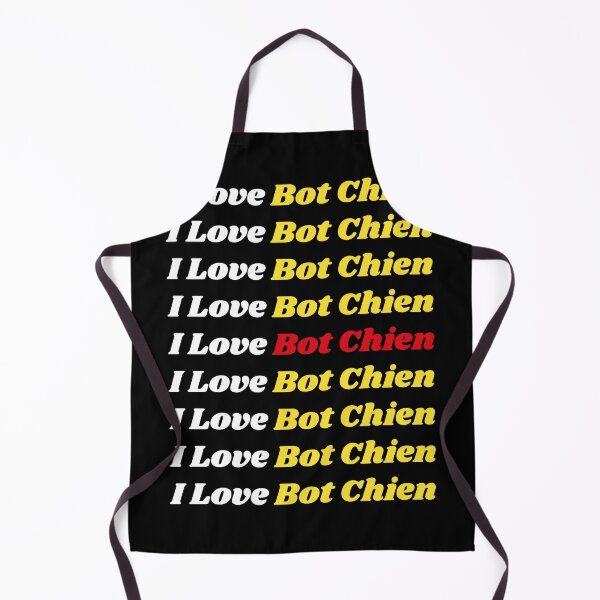 Item preview, 'I Love Bot Chien' Vietnamese Traditional Food - Delicious Text Based Design designed and sold by Ridiculam Toga.