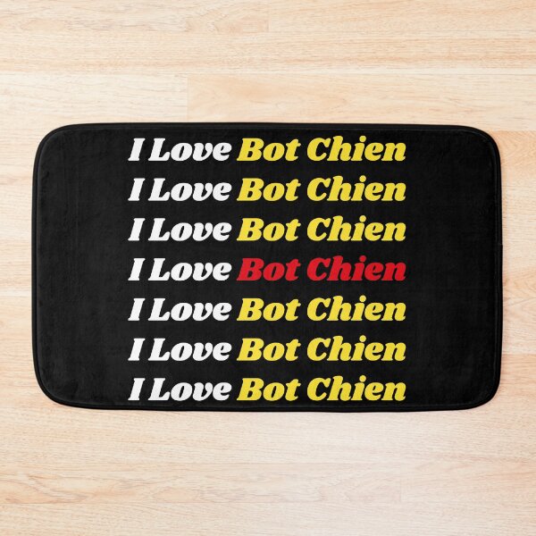 Item preview, 'I Love Bot Chien' Vietnamese Traditional Food - Delicious Text Based Design designed and sold by Ridiculam Toga.