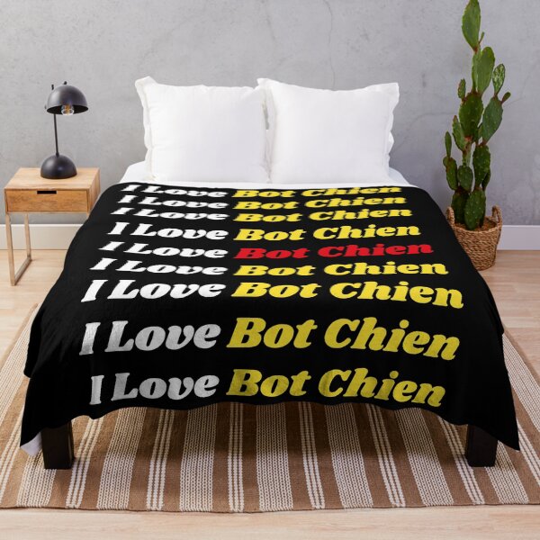 Item preview, 'I Love Bot Chien' Vietnamese Traditional Food - Delicious Text Based Design designed and sold by Ridiculam Toga.