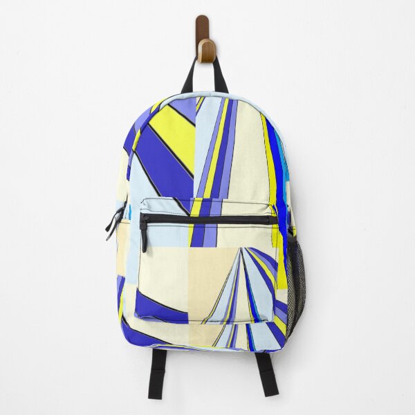 Item preview, Blue Yellow Vibrant Streaks designed and sold by LollaCaesar.