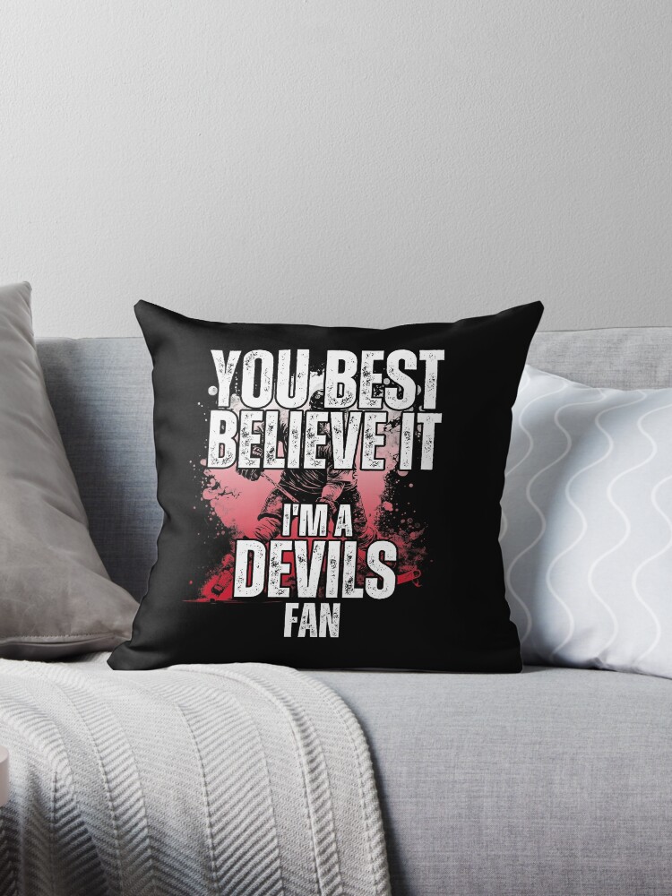 Hockey Jersey Throw Pillow