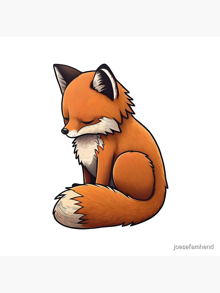 Animated Fox Png - Fox Drawing Transparent Clipart Full Cute Fox Drawing,Fennec  Fox Png - free transparent png images - pngaaa.com