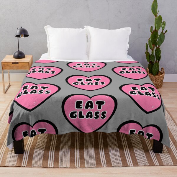 Item preview, Pink Eat Glass Heart designed and sold by Bummer-Bear.