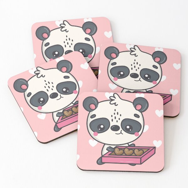 Artikelvorschau, Panda, kawaii Panda, Pandakunstwand, Pandaaufkleber entworfen und verkauft von animalbunch7.