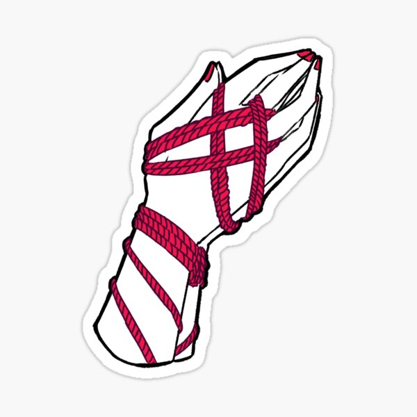 Shibari/Bondage Aesthetic Sticker Sticker
