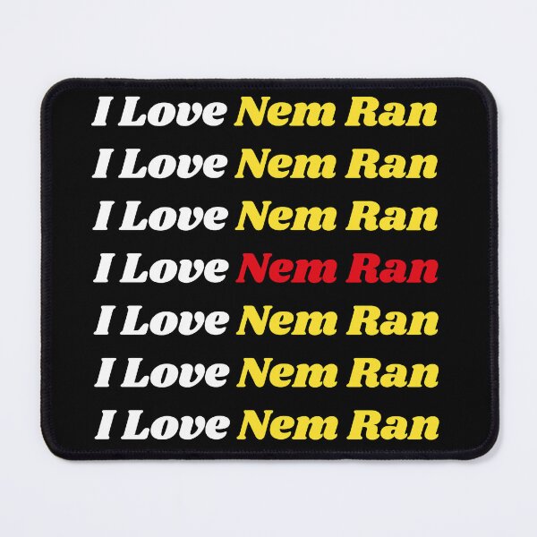 Item preview, 'I Love Nem Ran' Vietnamese Traditional Food - Delicious Text Based Design designed and sold by Ridiculam Toga.