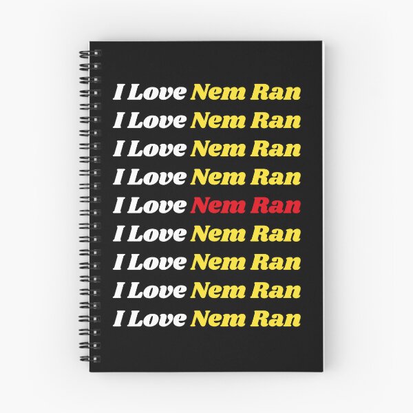 Item preview, 'I Love Nem Ran' Vietnamese Traditional Food - Delicious Text Based Design designed and sold by Ridiculam Toga.