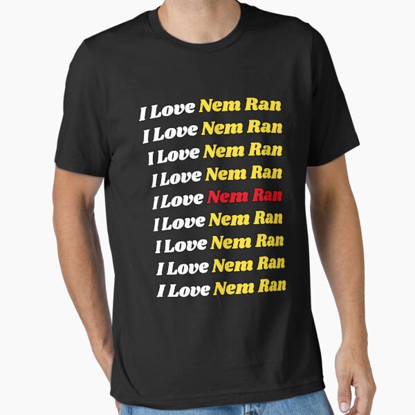 Item preview, 'I Love Nem Ran' Vietnamese Traditional Food - Delicious Text Based Design designed and sold by Ridiculam Toga.
