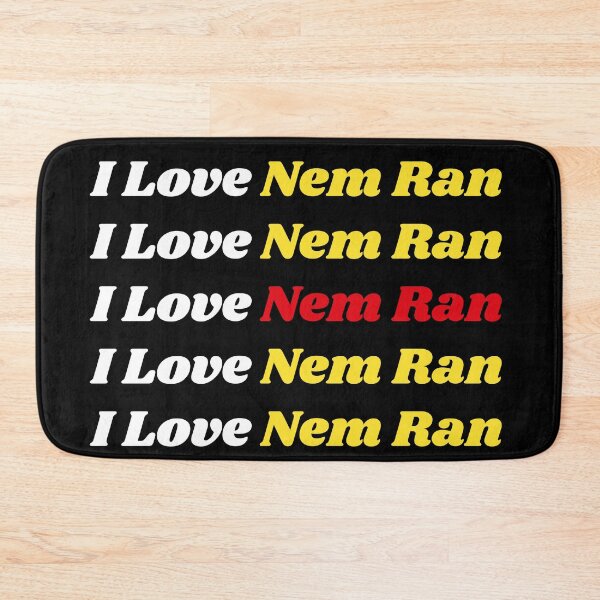 Item preview, 'I Love Nem Ran' Vietnamese Traditional Food - Delicious Text Based Design designed and sold by Ridiculam Toga.