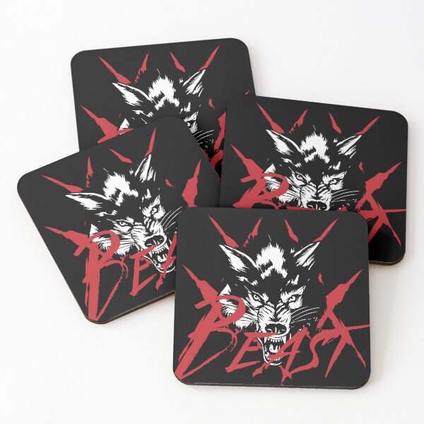 Item preview, Beast with wolf and claws background  designed and sold by GREENTAGs.