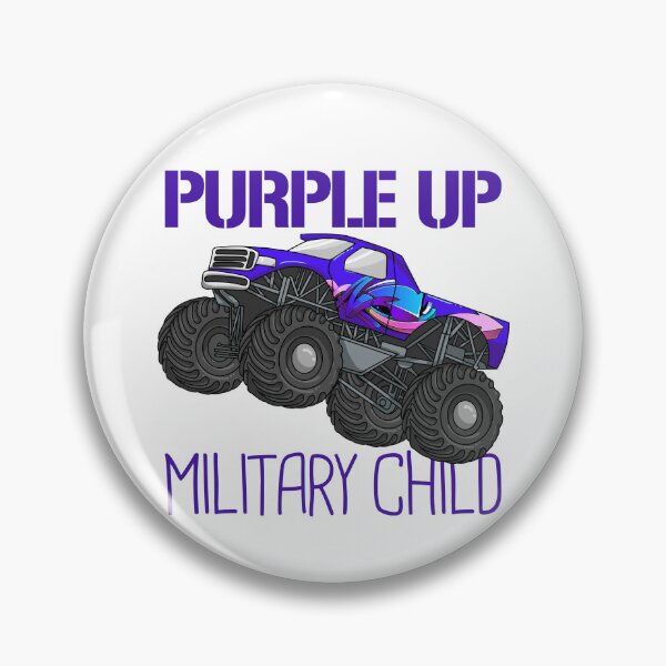 Artikelvorschau, Purple Up Military Child Monster Truck Boys Purple Up Gear entworfen und verkauft von DynamicDesign.
