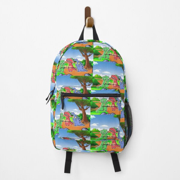Item preview, Dinosaur Handbell Practice With Triassic Landscape Background designed and sold by SubtleSplit.