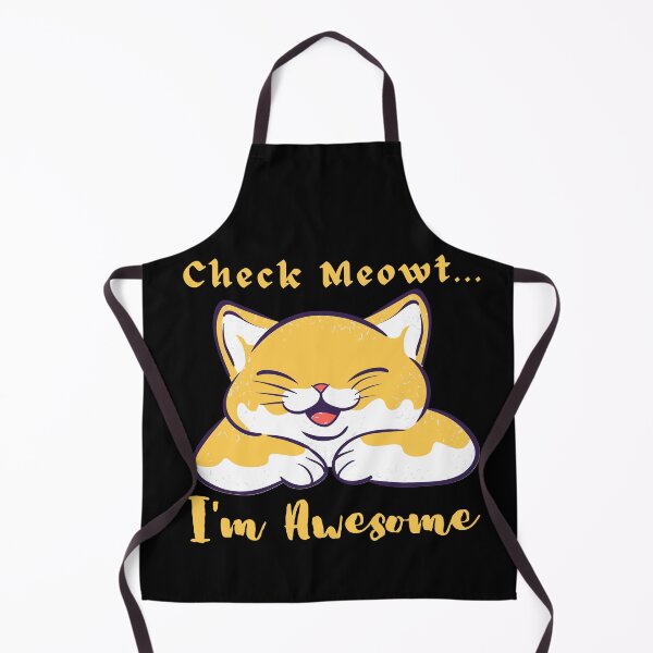 Item preview, Check Meowt I'm Awesome Cat Funny designed and sold by artfartzzz.