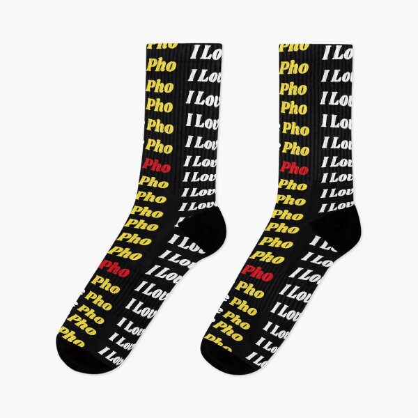 Item preview, 'I Love Pho' Vietnamese Traditional Food - Delicious Text Based Design designed and sold by Ridiculam Toga.
