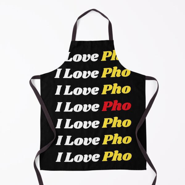 Item preview, 'I Love Pho' Vietnamese Traditional Food - Delicious Text Based Design designed and sold by Ridiculam Toga.