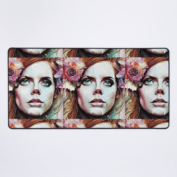Item preview, Face of Amy with flowers designed and sold by bogfl.