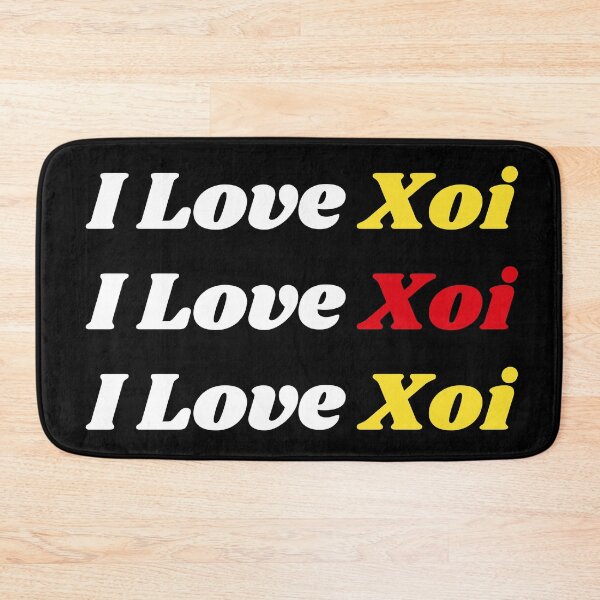 Item preview, 'I Love Xoi' Vietnamese Traditional Food - Delicious Text Based Design designed and sold by Ridiculam Toga.