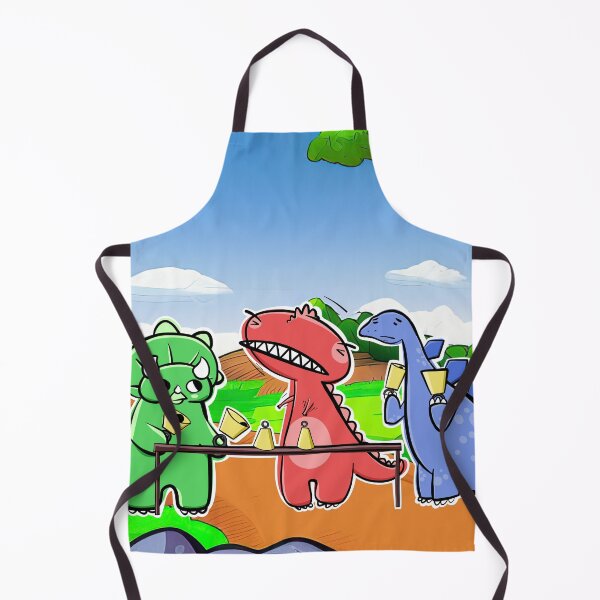 Item preview, Dinosaur Handbell Practice With Triassic Landscape Background designed and sold by SubtleSplit.