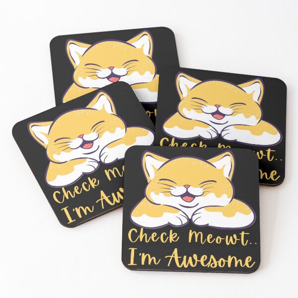 Item preview, Check Meowt-Cute Cat designed and sold by artfartzzz.