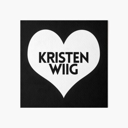Artikel-Vorschau von Love Kristen Wiig, designt und verkauft von Itsheartshop.
