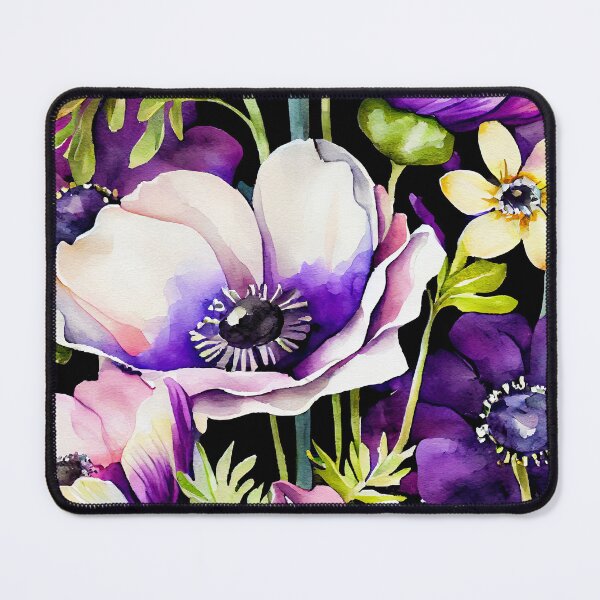 Item preview, Anemone flowers pattern designed and sold by AppleElf.