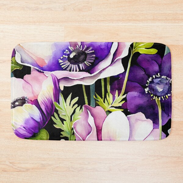 Item preview, Anemone flowers pattern  designed and sold by AppleElf.