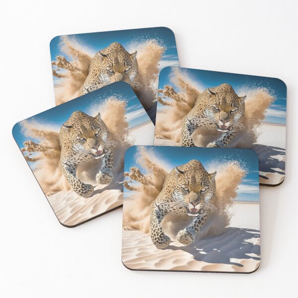 Item preview, jaguar running in the sand designed and sold by demirkanad.