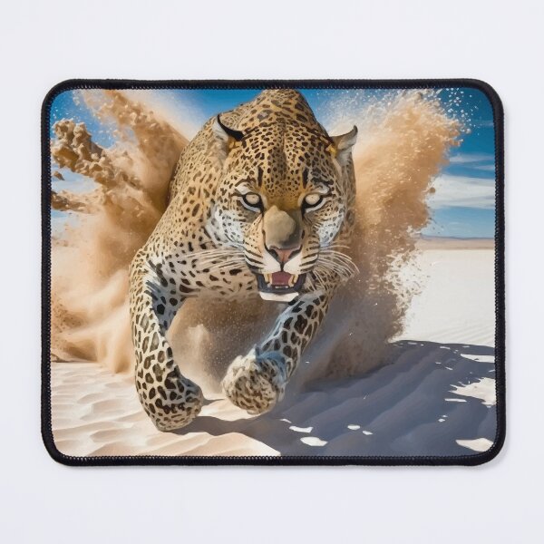 Item preview, jaguar running in the sand designed and sold by demirkanad.