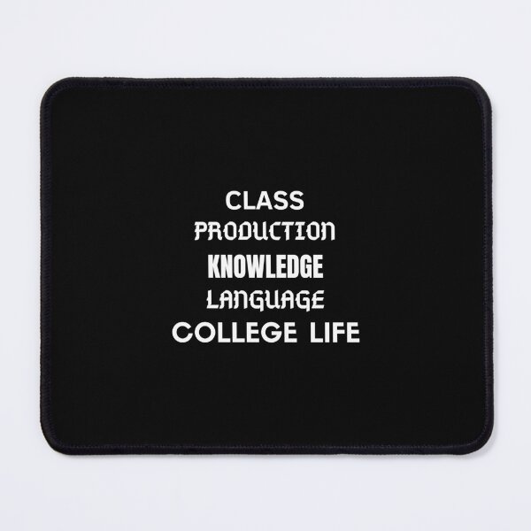 Item preview, Class, Production, Knowledge, Language, College Life designed and sold by Marilia Rosado Studio.