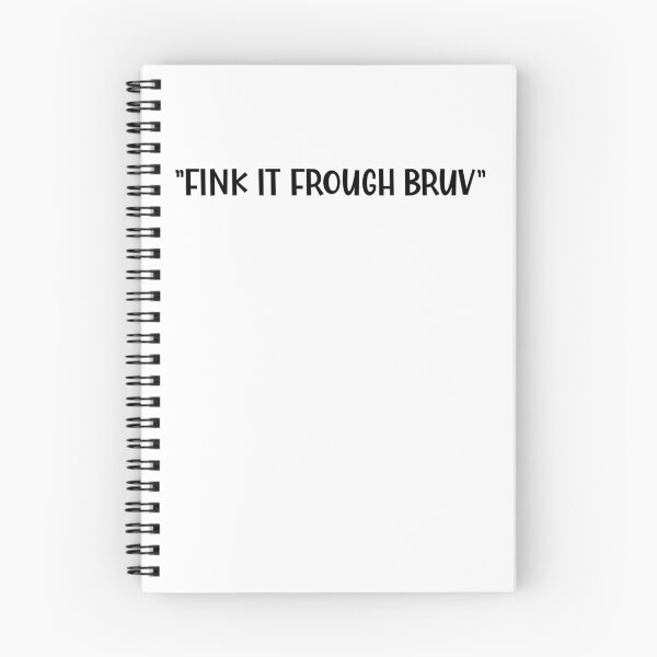 Item preview, Think it Through Brother or Bruv a Sarcastic British Accent designed and sold by Dexter Freeman.
