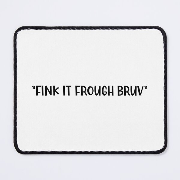 Item preview, Think it Through Brother or Bruv a Sarcastic British Accent designed and sold by Dexter Freeman.