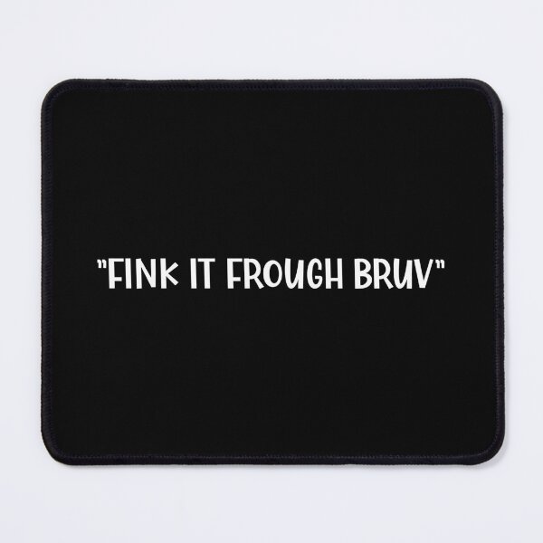 Item preview, Think it Through Brother or Bruv a Funny British Accent designed and sold by Dexter Freeman.