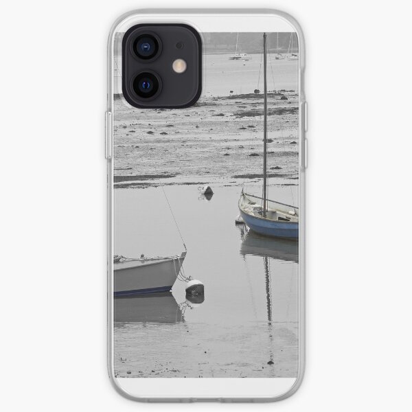 Two Boats at Low Tide iPhone Soft Case