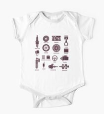 Car parts One Piece - Short Sleeve