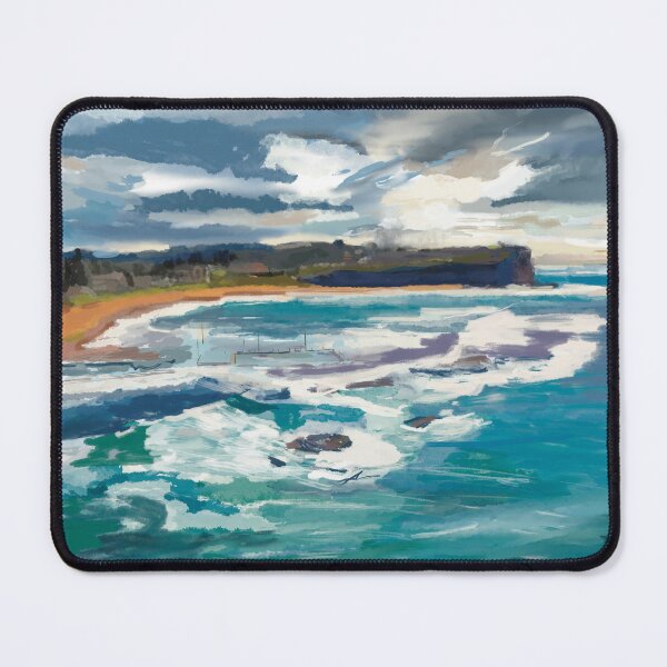 Item preview, Mona vale beach designed and sold by handmadebyalexandra quinn.