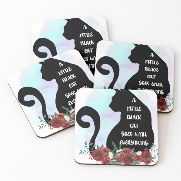 Item preview, A Little Black Cat Goes With Everything, Cat Lover designed and sold by desireedickens.