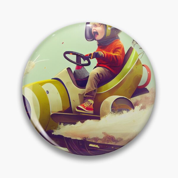 Artikelvorschau, Frolicking with a Hovercraft and Bazooka on a Swivel Digital Painting entworfen und verkauft von CodeAndColors.