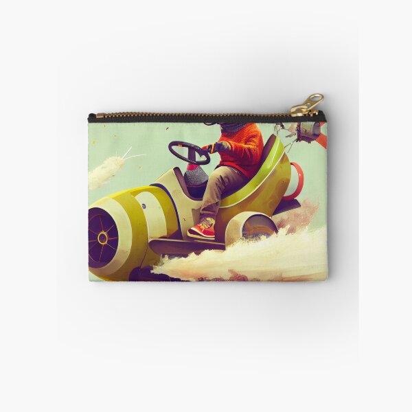 Item preview, Frolicking with a Hovercraft and Bazooka on a Swivel Digital Painting designed and sold by CodeAndColors.