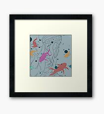 Under Water Framed Print