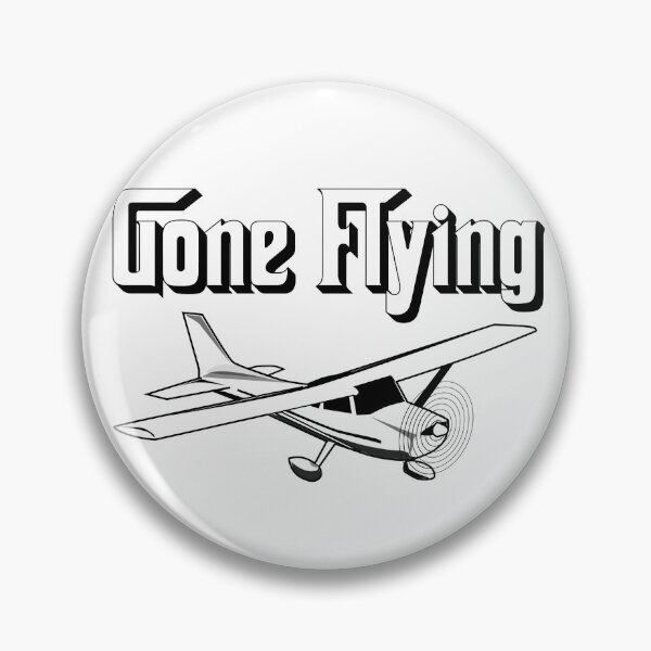 Item preview, Gone Flying - black on white designed and sold by SpicyAviator.