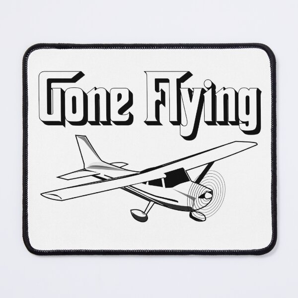 Item preview, Gone Flying - black on white designed and sold by SpicyAviator.