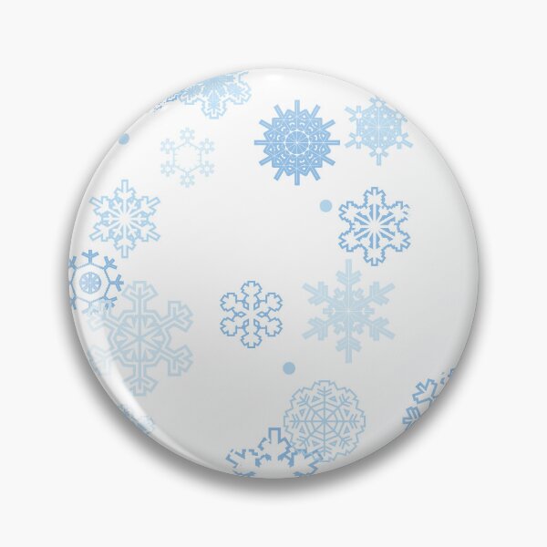 Item preview, wallpaper with blue snowflakes designed and sold by JAG2B.