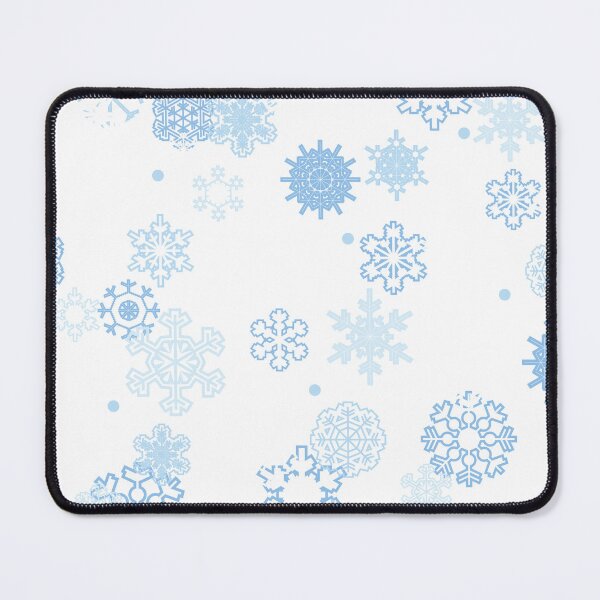 Item preview, wallpaper with blue snowflakes designed and sold by JAG2B.