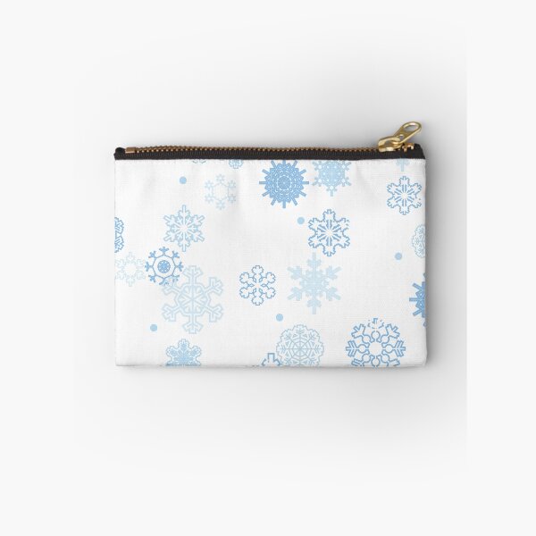 Item preview, wallpaper with blue snowflakes designed and sold by JAG2B.