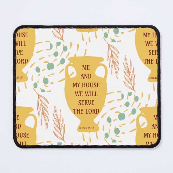 Item preview, Me and My House We Will Serve the Lord - Joshua 24 15 - Bible Verse designed and sold by Millusti.